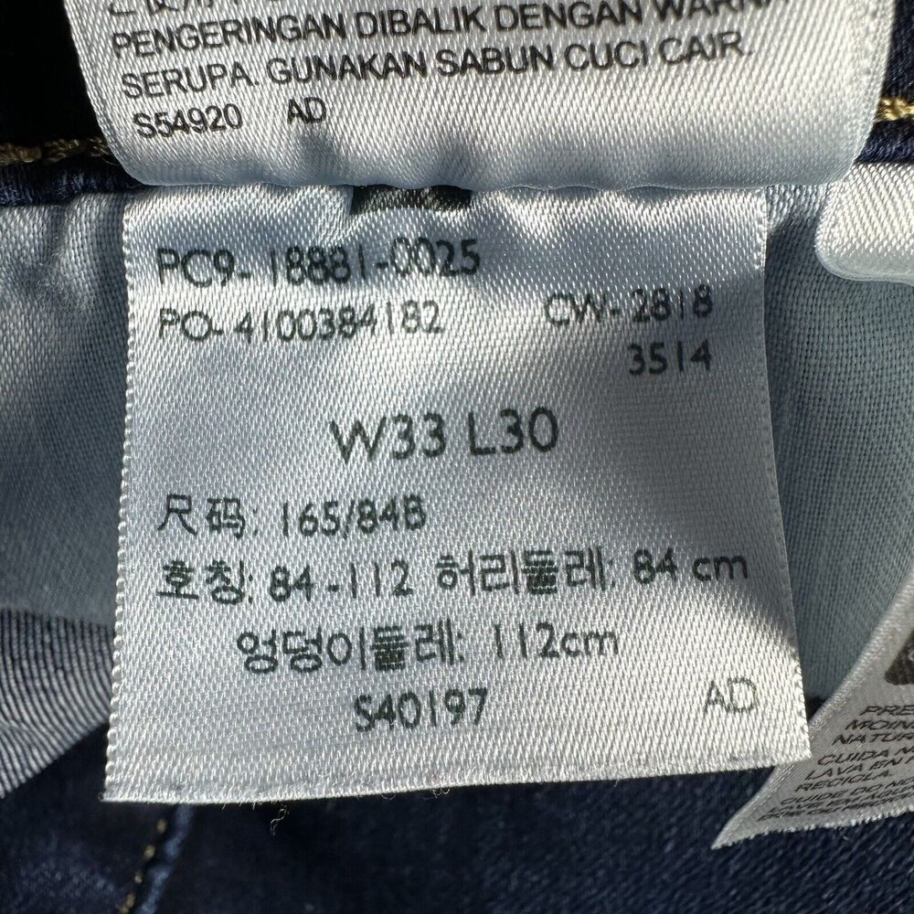 Levi's 711 SKINNY Womens Size 33 Blue Mid Rise Jeans Denim Pants 38x29 - Picture 13 of 13